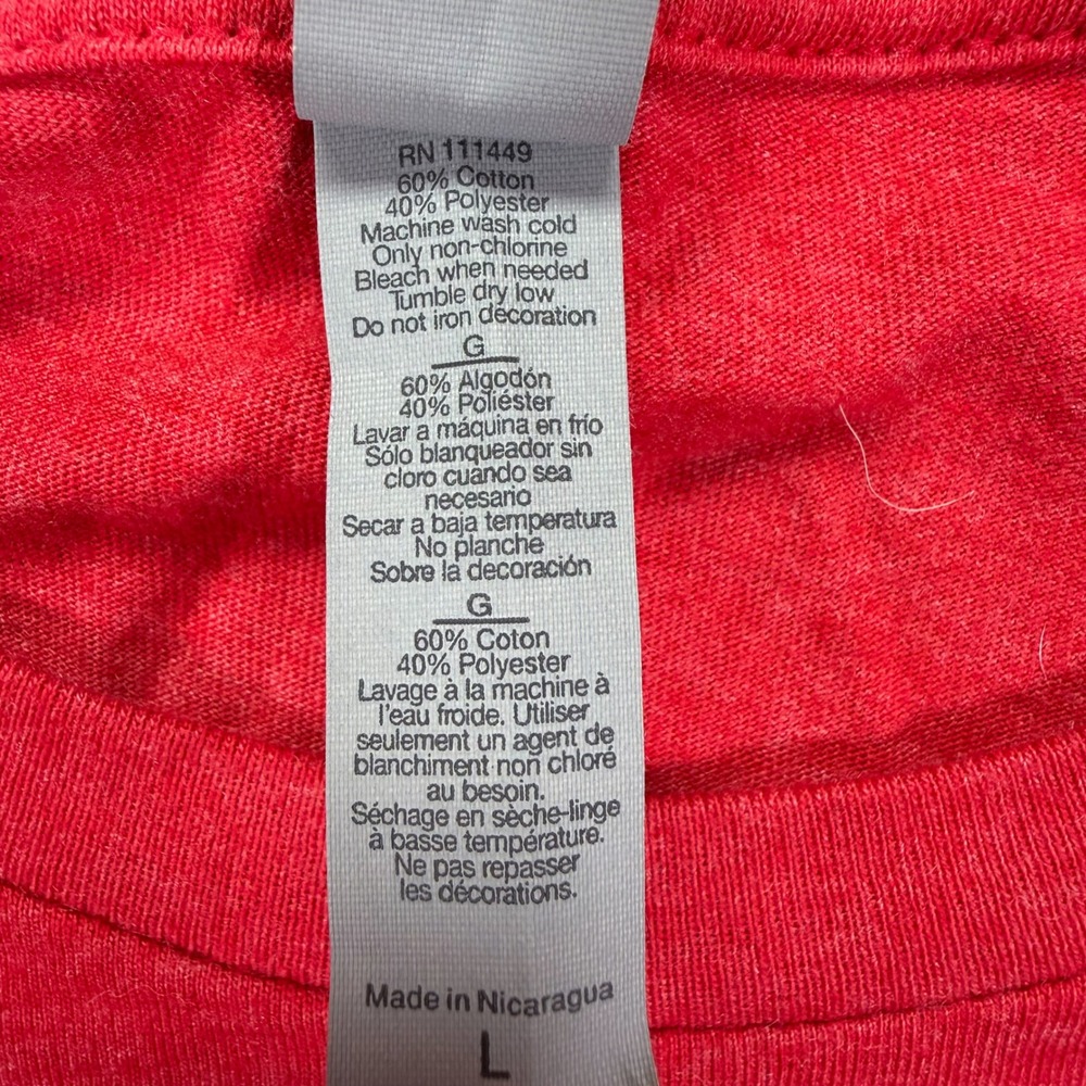 Next Level Women T-Shirt Slim Red Georgia Bulldogs Dos Equis Graphic L - Picture 5 of 7